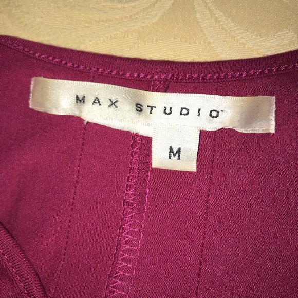 Max Studio Raspberry Rose Dress Size Medium - Picture 7 of 7